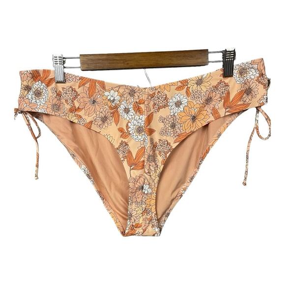 J.Crew Hipster Bikini Bottom in Orange Blossom‎ Size XXL NWT - Picture 2 of 7